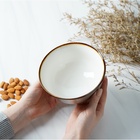 Салатник Magistro «Церера», 650 мл, 15×7.5 см, фарфор, коричневый - Фото 8