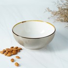 Салатник Magistro «Церера», 1.1 л, 18.5×7.5 см, фарфор, коричневый - Фото 6