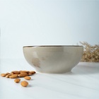 Салатник Magistro «Церера», 1.1 л, 18.5×7.5 см, фарфор, коричневый - Фото 8