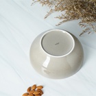 Салатник Magistro «Церера», 1.1 л, 18.5×7.5 см, фарфор, коричневый 7129932