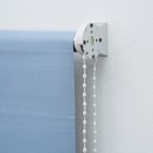 Штора рулонная «Нега», блэкаут, 120×180 см (с учётом креплений 3,5 см), цвет серо-голубой - Фото 4