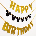 Гирлянда на ленте «С днем рождения», длина 210 см, Микки Маус и его друзья - фото 41298955