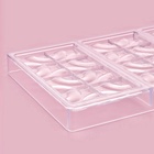 Форма для шоколада KONFINETTA «Плитка с колечками», 27.5×17.5×2.5 см, 3 ячейки 15.3×7.5×0.8 см, пластик, прозрачная - Фото 3