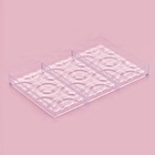 Форма для шоколада KONFINETTA «Плитка с колечками», 27.5×17.5×2.5 см, 3 ячейки 15.3×7.5×0.8 см, пластик, прозрачная - Фото 4