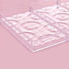 Форма для шоколада KONFINETTA «Плитка с колечками», 27.5×17.5×2.5 см, 3 ячейки 15.3×7.5×0.8 см, пластик, прозрачная - Фото 5