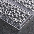 Форма для шоколада KONFINETTA «Воздушный», пластик, 3 ячейки, 27.5×17.5×2.5 см, ячейка 15.3×7.5×0.8 см, прозрачная - Фото 10