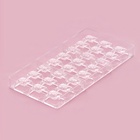 Форма для конфет и шоколада KONFINETTA «Ягодный лист», 27.5×17.5×2.5 см, 24 ячейки 2.7×2.5×1.2 см, прозрачная - Фото 4