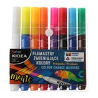 Фломастеры «Магические», 7 цветов + 1 фломастер меняющий цвет, вентилируемый колпачок - Фото 1