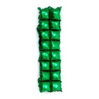 Панно фольгированное, 37 х 142 см, 2 ряда, цвет зелёный - фото 318769318