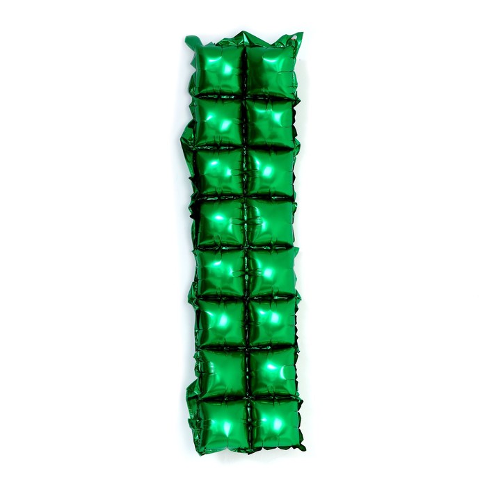 Панно фольгированное, 37 х 142 см, 2 ряда, цвет зелёный - Фото 1