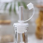 Бутылка стеклянная для соусов и масла Доляна «Тропики», 200 мл, 4,5×20 см - Фото 3