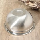 Миска из нержавеющей стали, 1,8 л, 18,5×9,5 см, внутренний d=18,5, толщина 0,5 мм, сталь 201 - фото 53282089