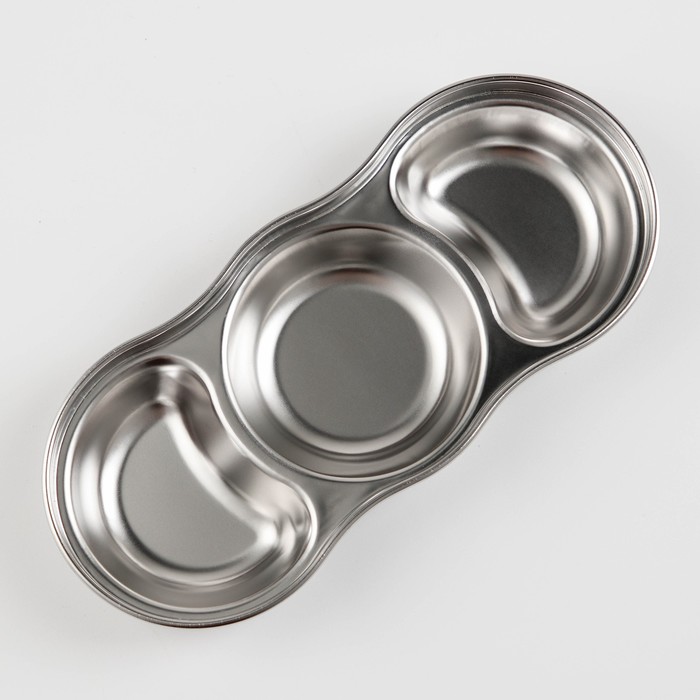 Подставка из нержавеющей стали для кухонных принадлежностей, 19,5×8,5×2,6, цвет серебряный - фото 1885304064