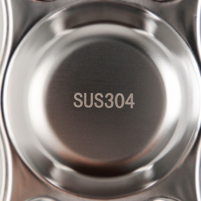 Подставка из нержавеющей стали для кухонных принадлежностей, 19,5×8,5×2,6, цвет серебряный - фото 1885304065