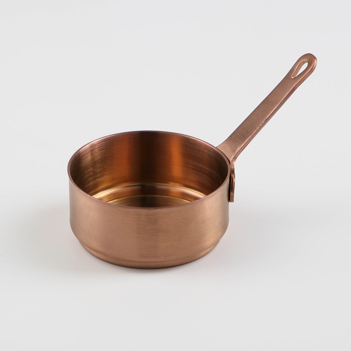 Ковш, 120 мл, 7×7×3.5, марка стали 304, нержавеющая сталь, медный Ковш, 120 мл, 7×7×3.5, марка стали 304, нержавеющая сталь, медный