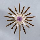 Сувенир интерьерный стекло, кварц "Солнечный цветок из горного хрусталя" 42х8х20 см - фото 6536864