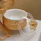 Подставка для десертов «Гавана», 35×35×53, 6 секций, цвет металла золотой 7691981