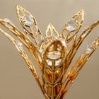 Подставка для десертов «Гавана», 35×35×53, 6 секций, цвет металла золотой 7691981