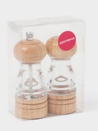 Набор мельниц для соли и перца Доляна, 2 предмета: 10.5×5 см, 11.5×5 см, прозрачный - Фото 13