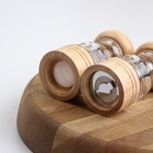 Набор мельниц для соли и перца Доляна, 2 предмета: 10.5×5 см, 11.5×5 см, прозрачный - Фото 17