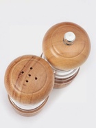 Набор мельниц для соли и перца Доляна, 2 предмета: 10.5×5 см, 11.5×5 см, прозрачный - Фото 3