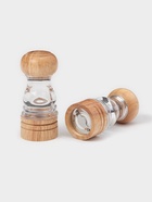 Набор мельниц для соли и перца Доляна, 2 предмета: 10.5×5 см, 11.5×5 см, прозрачный - Фото 4