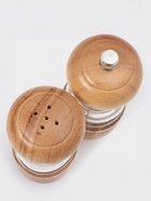 Набор мельниц для соли и перца Доляна, 2 предмета: 10.5×5 см, 11.5×5 см, прозрачный - Фото 4