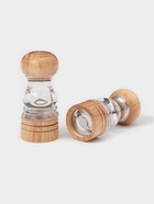 Набор мельниц для соли и перца Доляна, 2 предмета: 10.5×5 см, 11.5×5 см, прозрачный - Фото 5