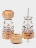 Набор мельниц для соли и перца Доляна, 2 предмета: 10.5×5 см, 11.5×5 см, прозрачный - Фото 6