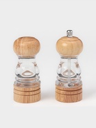 Набор мельниц для соли и перца Доляна, 2 предмета: 10.5×5 см, 11.5×5 см, прозрачный - Фото 8