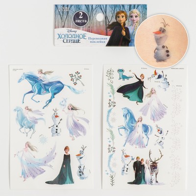 Татуировки детские переводные «Анна и Эльза» Холодное сердце