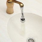 Аэратор ZEIN, регулировка потока, на гибком шланге, 140 мм, универсальный, пластик - Фото 10