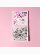 Стразы термоклеевые «Круг», стеклянные, d=2.8 мм, 100 шт., цвет серебряный - Фото 4