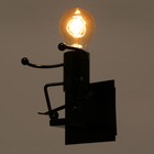 Бра "Человечек" E27 40Вт черный 14х14х17 см - фото 21479084