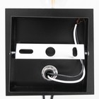 Бра "Человечек" E27 40Вт черный 14х14х17 см - фото 21479087