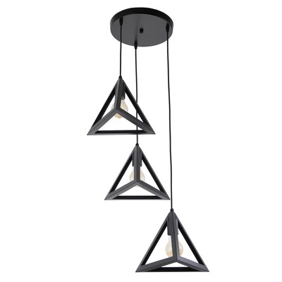 Светильник BayerLux 2602/3 E27 40 Вт черный 30×30×20-120 см