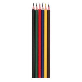 

Карандаши 6 цветов Calligrata заточенные, шестигранные, пластиковые, картонная упаковка, европодвес