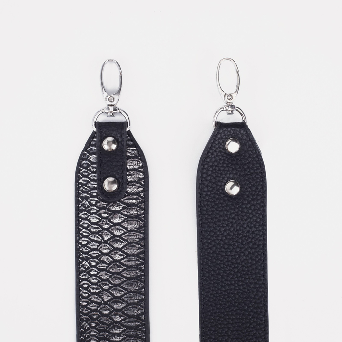 Ремень для сумки TEXTURA, цвет чёрный - Фото 1