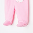 Ползунки детские, цвет розовый/тигр, рост 62 см 7657105