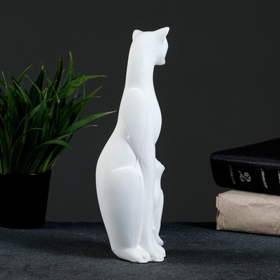 Фигурка гипс «Кошка с котенком», 21×7×7 см
