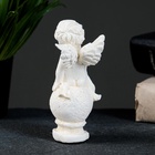 Статуэтка "Ангел на шаре" позолота, 11х5х5см - фото 809633879