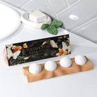 Набор бомбочек для ванны "Вдохновляй красотой!", 4 шт. по 40 г, аромат ваниль и молоко - фото 9559787