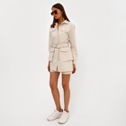 Рубашка женская MINAKU: Casual Collection цвет молочный, р-р 42 - Фото 5