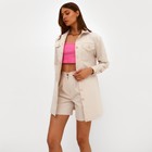 Рубашка женская MINAKU: Casual Collection цвет молочный, р-р 46 - Фото 8