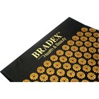 Коврик акупунктурный Bradex «Нирвана» 60х40 см, цвет чёрный, золотой - Фото 5