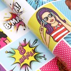 Бумага упаковочная глянцевая "POP ART Красотка", 50 х 70 см, набор 10 шт. 7696133 - фото 16335549