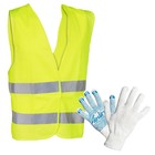 Набор автомобилиста «Шиномонтажник» (РК для б/к шин, Знак, Жилет, Упор, компрессор S-16G, Перчатки) 530 - Фото 6