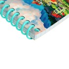 Блокнот А6+, 40 листов в клетку на гребне "Кошки на отдыхе", обложка мелованный картон, твин-лак, фольга 7670517