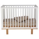 Кровать детская Polini kids Simple 340, белый-бук - Фото 2
