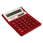Калькулятор настольный большой SKAINER SK-777XRD, 12 разрядов, двойное питание, двойная память, 157x200x32 мм, красный - Фото 2